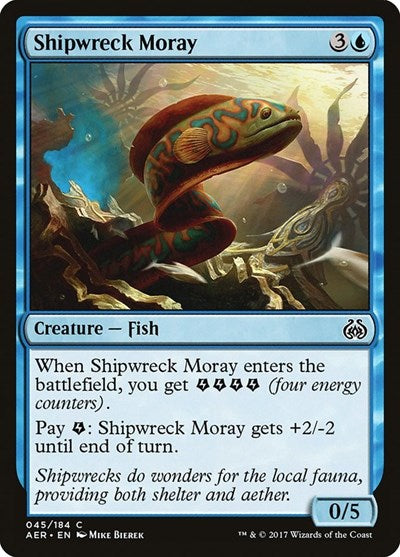 Shipwreck Moray (AER) #45 Common (Lightly Played) Aether Revolt Magic: The Gathering: 2017