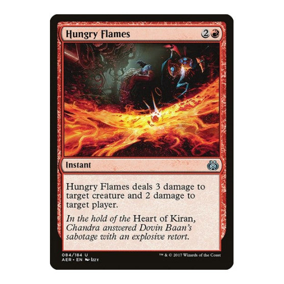 Hungry Flames (AER) #84 Uncommon Aether Revolt Magic: The Gathering: 2017
