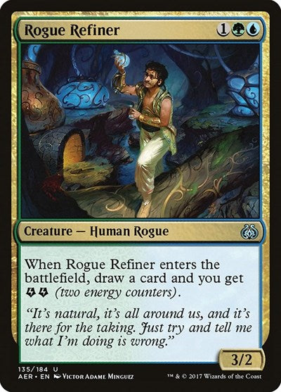 Rogue Refiner (AER) #135 Uncommon (Near Mint) Aether Revolt Magic: The Gathering: 2017