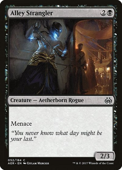Alley Strangler (AER) #52† Common (Lightly Played) Aether Revolt Magic: The Gathering: 2017