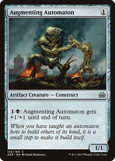 Augmenting Automaton (AER) #143 Common Aether Revolt Magic: The Gathering: 2017