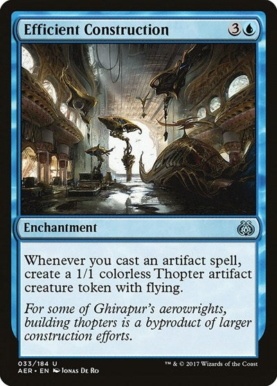 Efficient Construction (AER) #33 Uncommon (Near Mint) Aether Revolt Magic: The Gathering: 2017