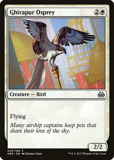 Ghirapur Osprey (AER) #20 Common (Lightly Played) Aether Revolt Magic: The Gathering: 2017