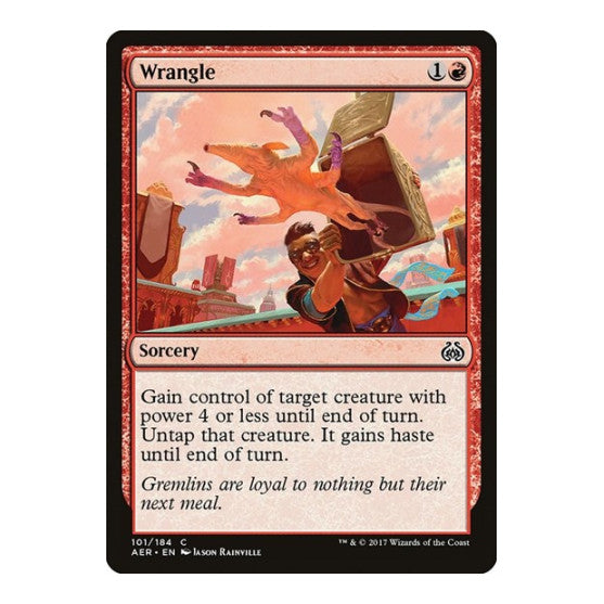 Wrangle (AER) #101 Common Aether Revolt Magic: The Gathering: 2017