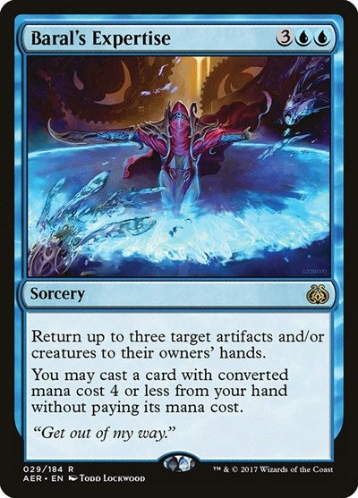 Barals Expertise (AER) #29 Rare (Near Mint) Aether Revolt Magic: The Gathering: 2017