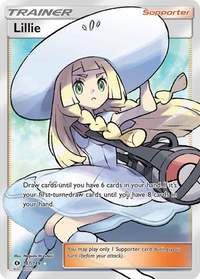 Lillie Full Art (SM01) #147/149 Ultra Rare (Holofoil Near Mint) SM Base Set Pokemon: 2017