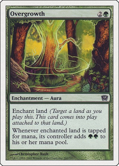 Overgrowth (9ED) #262★ Common (Near Mint) 9th Edition Magic: The Gathering: 2005