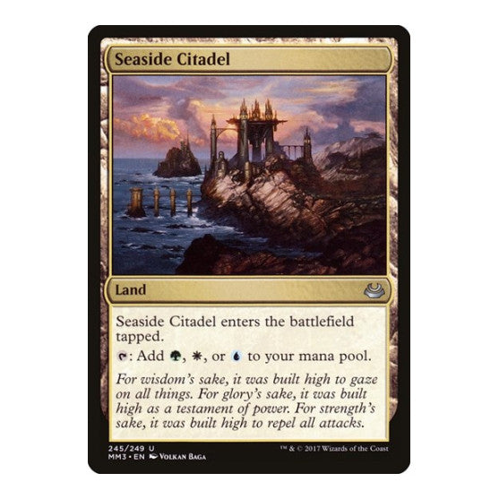Seaside Citadel (MM3) #245 Uncommon (Lightly Played) Modern Masters 2017 Magic: The Gathering: 2017