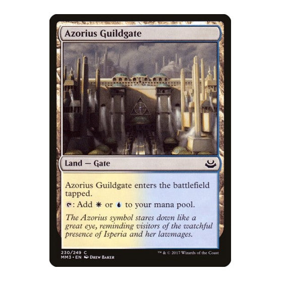 Azorius Guildgate (MM3) #230 Common (Lightly Played) Modern Masters 2017 Magic: The Gathering: 2017
