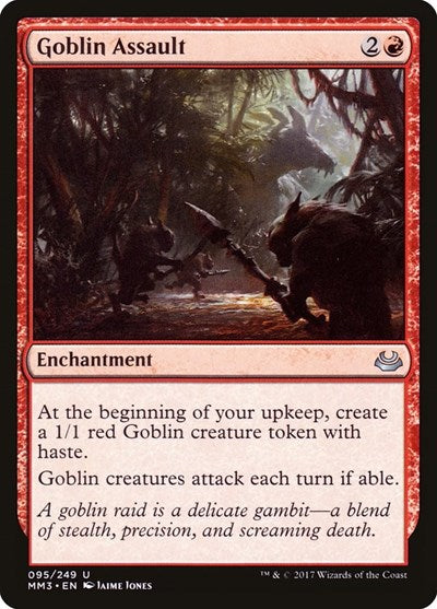 Goblin Assault (MM3) #95 Uncommon (Lightly Played) Modern Masters 2017 Magic: The Gathering: 2017