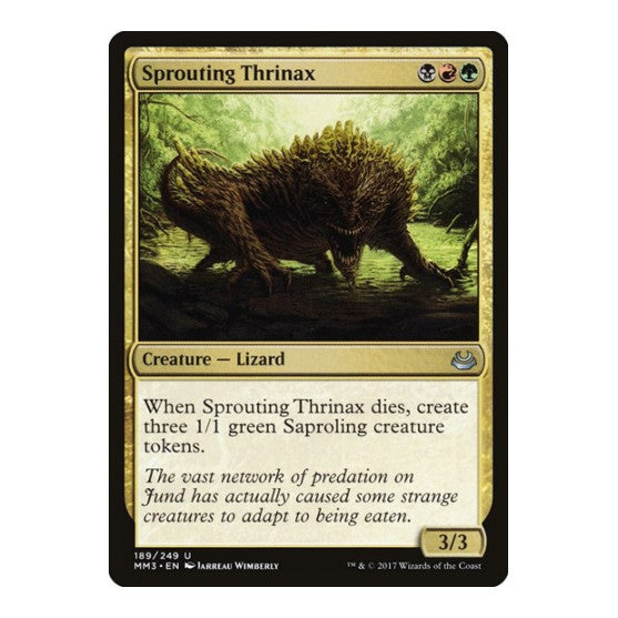 Sprouting Thrinax (MM3) #189 Uncommon (Lightly Played) Modern Masters 2017 Magic: The Gathering: 2017