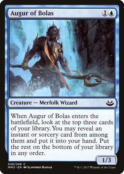 Augur of Bolas (MM3) #30 Common (Lightly Played) Modern Masters 2017 Magic: The Gathering: 2017