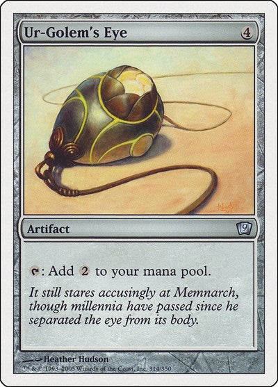Ur Golems Eye (9ED) #314★ Uncommon (Lightly Played) 9th Edition Magic: 2005