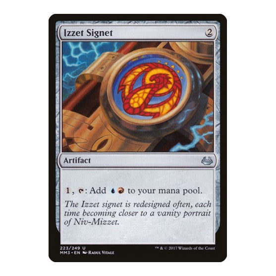 Izzet Signet (MM3) #223 Uncommon (Lightly Played) Modern Masters 2017 Magic: The Gathering: 2017