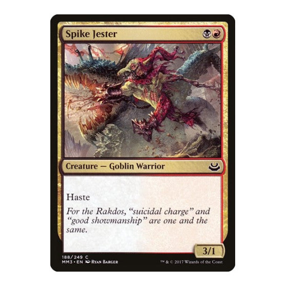 Spike Jester (MM3) #188 Common (Lightly Played) Modern Masters 2017 Magic: The Gathering: 2017
