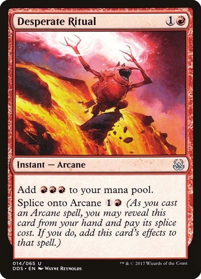 Desperate Ritual (DDS) #14 Uncommon (Lightly Played) Duel Decks: Mind vs. Might Magic: The Gathering: 2017