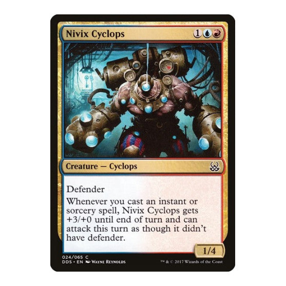 Nivix Cyclops (DDS) #24 Common (Lightly Played) Duel Decks: Mind vs. Might Magic: The Gathering: 2017
