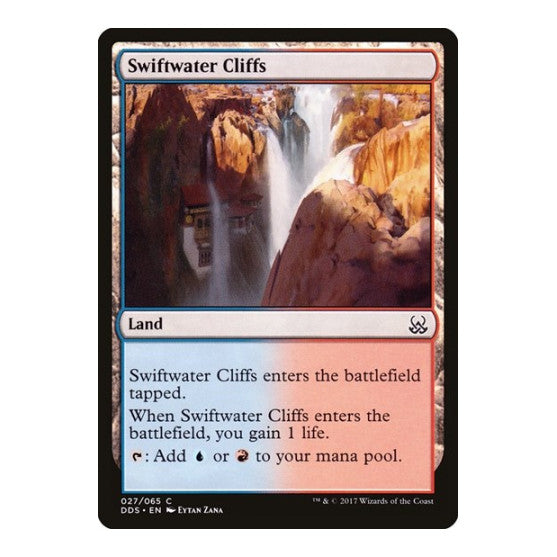Swiftwater Cliffs (DDS) #27 Common (Lightly Played) Duel Decks: Mind vs. Might Magic: The Gathering: 2017