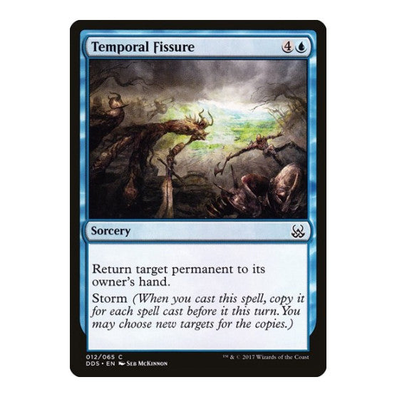 Temporal Fissure (DDS) #12 Common (Lightly Played) Duel Decks: Mind vs. Might Magic: The Gathering: 2017
