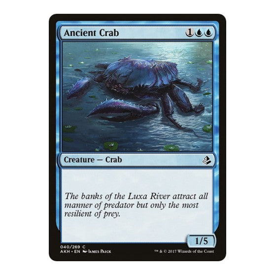 Ancient Crab (AKH) #40 Common (Lightly Played) Amonkhet Magic: The Gathering: 2017