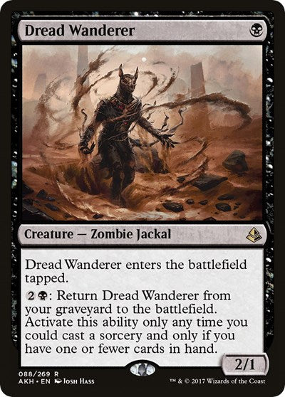 Dread Wanderer (AKH) #88 Rare (Near Mint) Amonkhet Magic: The Gathering: 2017