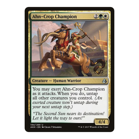 Ahn-Crop Champion (AKH) #194 Uncommon Amonkhet Magic: The Gathering: 2017