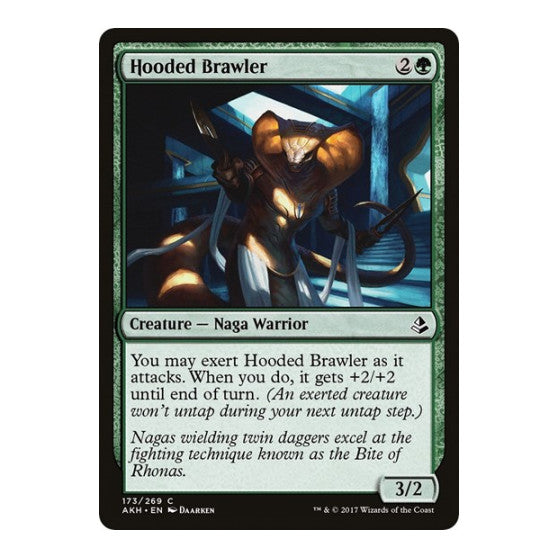 Hooded Brawler (AKH) #173 Common (Lightly Played) Amonkhet Magic: The Gathering: 2017