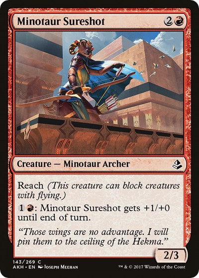 Minotaur Sureshot (AKH) #143 Common Amonkhet Magic: The Gathering: 2017