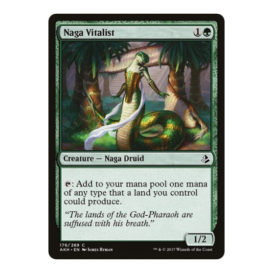 Naga Vitalist (AKH) #176 Common Amonkhet Magic: The Gathering: 2017