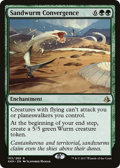 Sandwurm Convergence (AKH) #183 Rare (Lightly Played) Amonkhet Magic: The Gathering: 2017