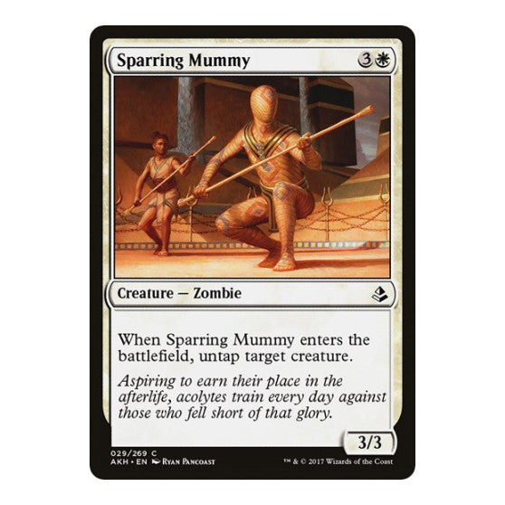 Sparring Mummy (AKH) #29 Common Amonkhet Magic: The Gathering: 2017