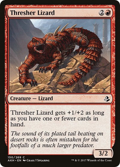 Thresher Lizard (AKH) #150 Common (Lightly Played) Amonkhet Magic: The Gathering: 2017