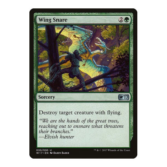 Wing Snare (W17) #30 Uncommon (Lightly Played) Welcome Deck 2017 Magic: The Gathering: 2017