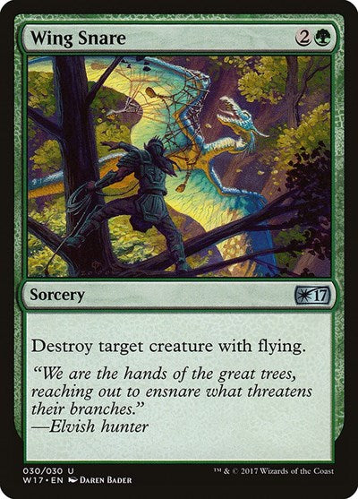 Wing Snare (W17) #30 Uncommon (Lightly Played) Welcome Deck 2017 Magic: The Gathering: 2017