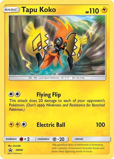 Tapu Koko - SM30 (SMP) #SM30 Promo (Holofoil Lightly Played) SM Promos Pokemon: 2016