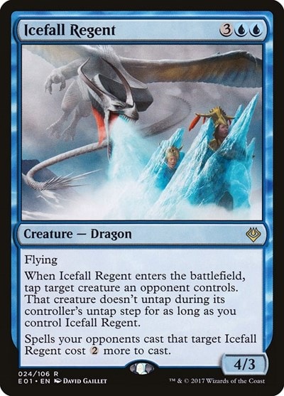 Icefall Regent (AC2) #24 Rare Archenemy: Nicol Bolas Magic: The Gathering: 2017