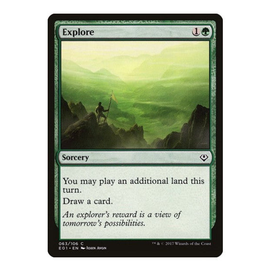 Explore (AC2) #63 Common (Lightly Played) Archenemy: Nicol Bolas Magic: The Gathering: 2017