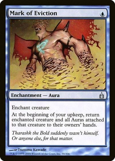 Mark of Eviction (RAV) #58 Uncommon Ravnica: City of Guilds Magic: The Gathering: 2005