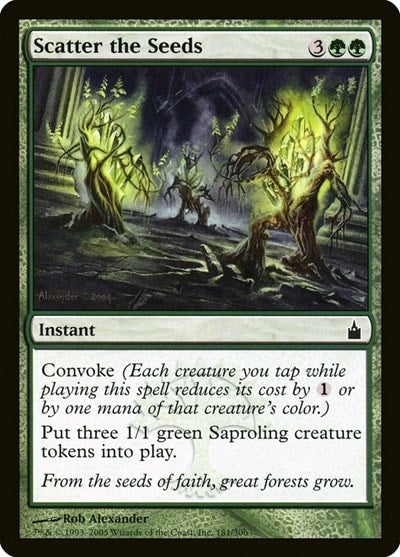 Scatter the Seeds (RAV) #181 Common Ravnica: City of Guilds Magic: The Gathering: 2005