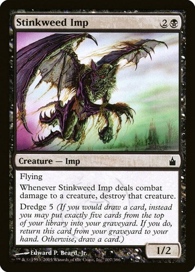 Stinkweed Imp (RAV) #107 Common (Near Mint) Ravnica: City of Guilds Magic: The Gathering: 2005