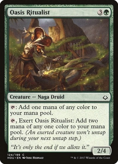 Oasis Ritualist (HOU) #124 Common Hour of Devastation Magic: The Gathering: 2017