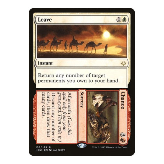Leave Chance (HOU) #153 Rare (Lightly Played) Hour of Devastation Magic: The Gathering: 2017