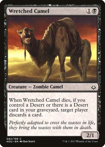 Wretched Camel (HOU) #82 Common (Lightly Played) Hour of Devastation Magic: The Gathering: 2017