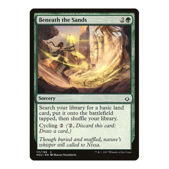Beneath the Sands (HOU) #111 Common Hour of Devastation Magic: The Gathering: 2017