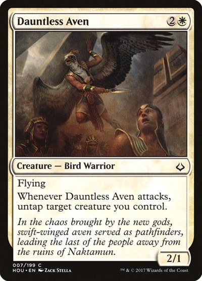 Dauntless Aven (HOU) #7 Common (Moderately Played) Hour of Devastation Magic: The Gathering: 2017