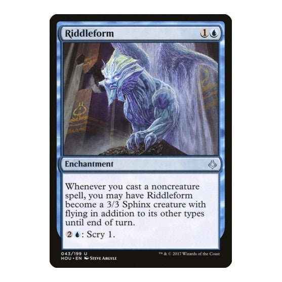 Riddleform (HOU) #43 Uncommon Hour of Devastation Magic: The Gathering: 2017