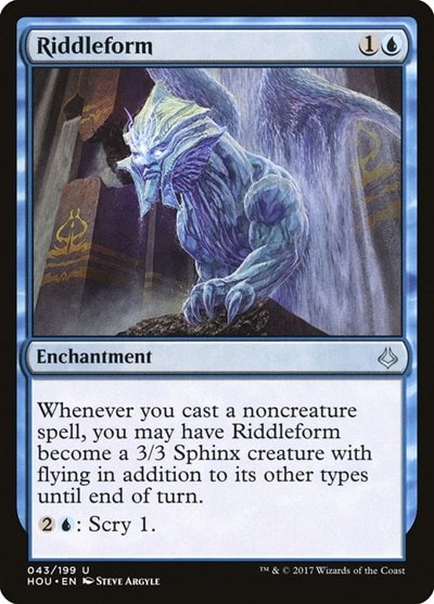 Riddleform (HOU) #43 Uncommon (Lightly Played) Hour of Devastation Magic: The Gathering: 2017