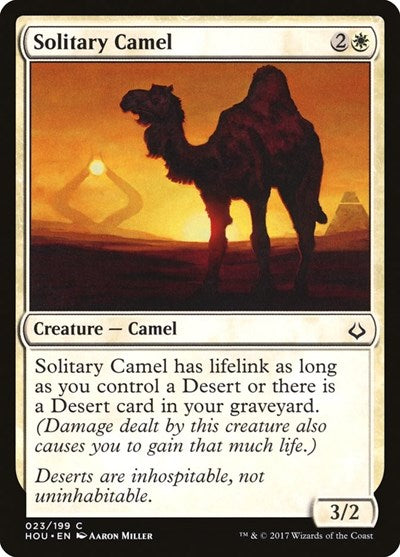 Solitary Camel (HOU) #23 Common (Lightly Played) Hour of Devastation Magic: The Gathering: 2017