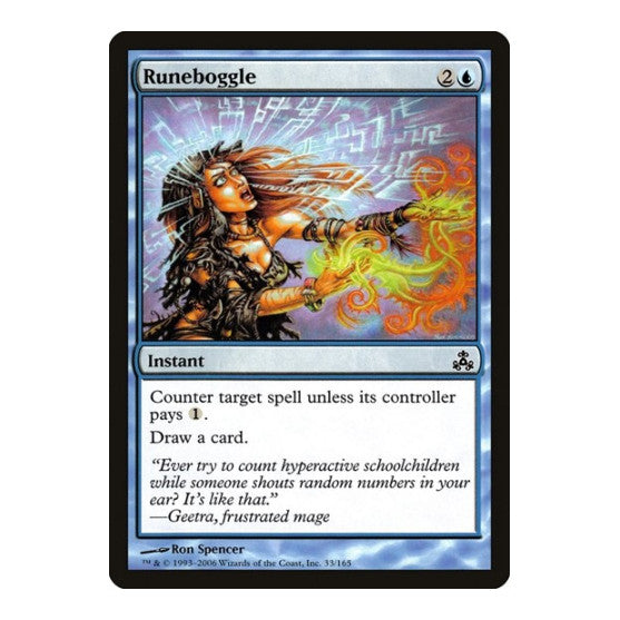 Runeboggle (GPT) #33 Common (Lightly Played) Guildpact Magic: The Gathering: 2006