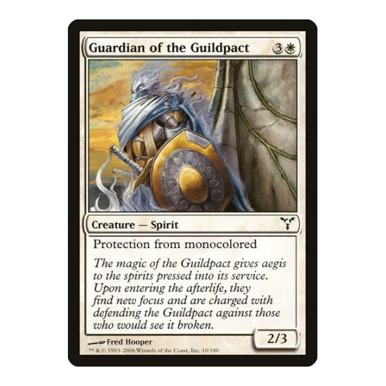 Guardian of the Guildpact (DIS) #10 Common (Moderately Played) Dissension Magic: The Gathering: 2006